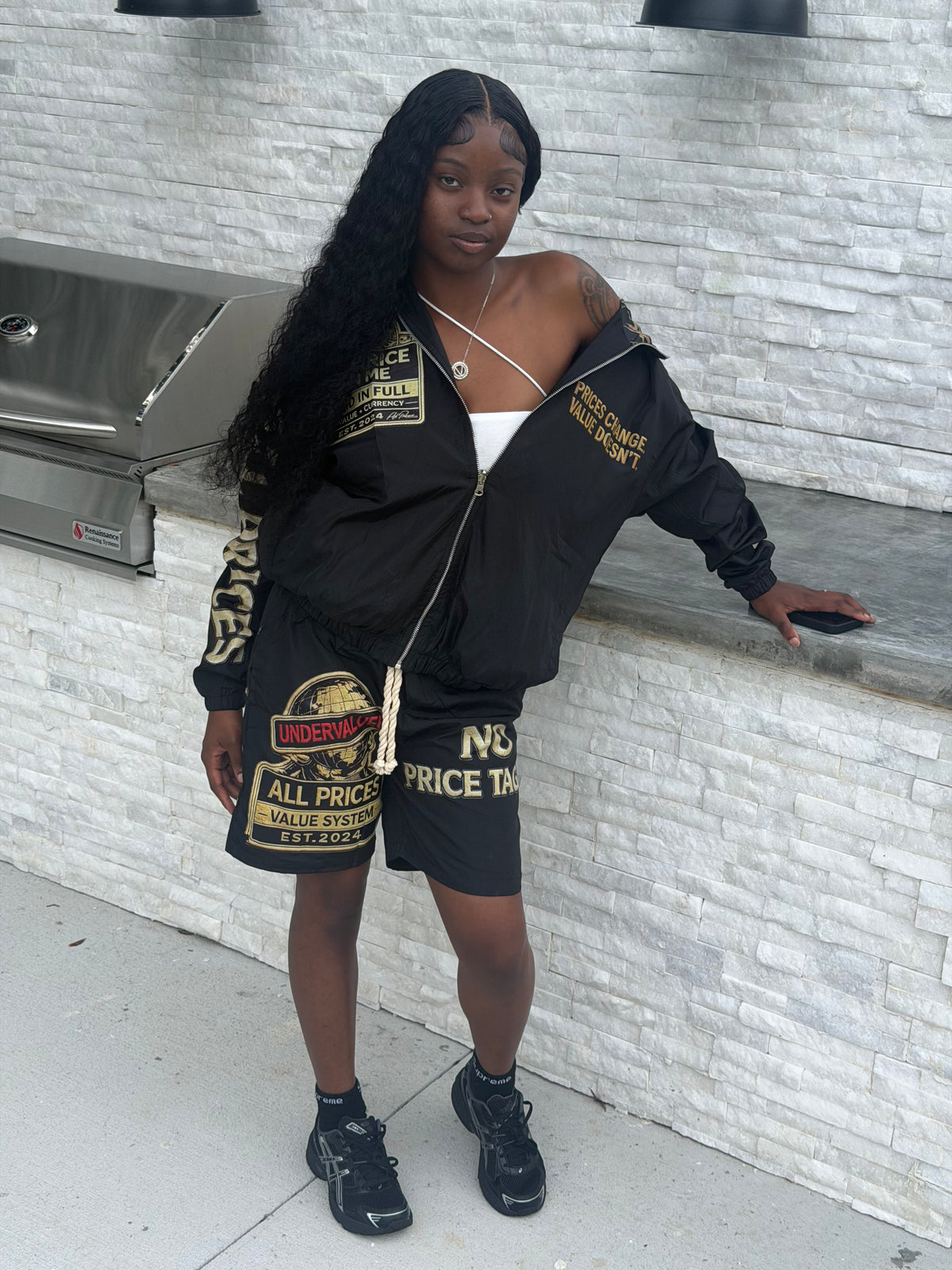 Black “ After Hours “ All Price Windbreaker