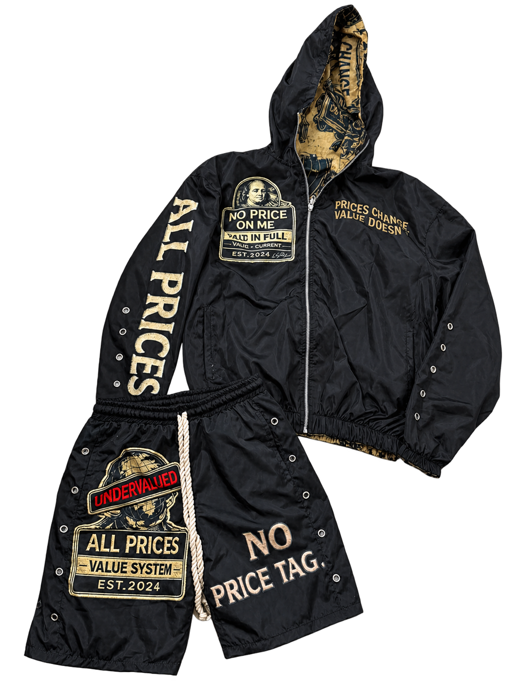 Black “ After Hours “ All Price Windbreaker