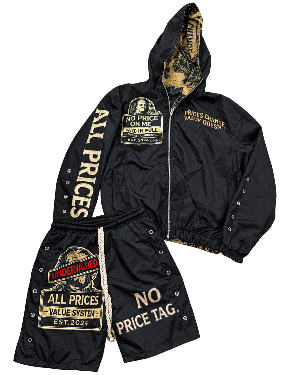 Black “ After Hours “ All Price Windbreaker