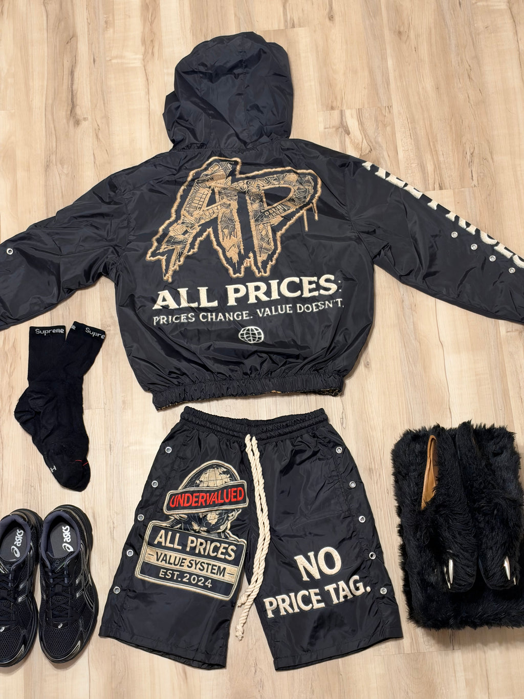 Black “ After Hours “ All Price Windbreaker